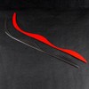 Carbon Fiber Headlight Eyebrows Trim Sticker Fits for E46 323i