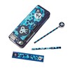 Tinc Pop-Out Compartment School Pencil Case - Blue - Includes
