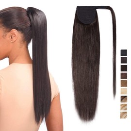 SEGO Ponytail Hair Piece, Extension Clip in Real Remy Hair