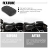 goodfitment - Motorcycle Pillion Passenger Pad Seat, Black Rhombus Pattern