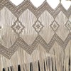 Achart - Cenefa de macramé, paneles de cortina de macramé,