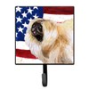 Caroline's Treasures BB9681SH4 Pekingese Patriotic Leash or Key Holder, Wall