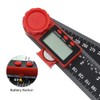 Bestgle Digital Angle Finder Ruler, 200mm/ 7" Digital Angle Finder