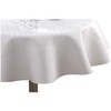 Bulgomme Table Protector Round Tablecloth 135 cm White
