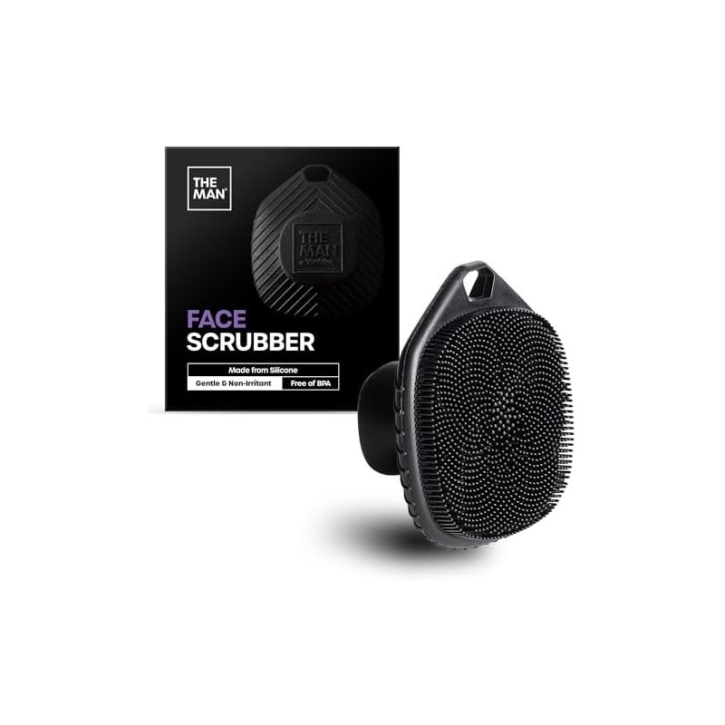 Limpiador facial de silicona Vanibiss The Man Scrubber para una