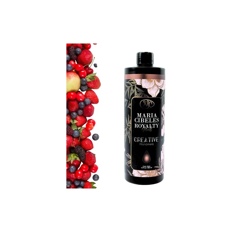 Monomero 16oz Líquido Acrílico Frutos Rojos Mc Royalty Nails