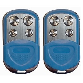 AG MATIC Garage Door Remote Control for CHAMBERLAIN LIFTMASTER | 4180E | 4182E | 4183E | 4185E | Billion Code 418MHz. (Blue Pack of 2)