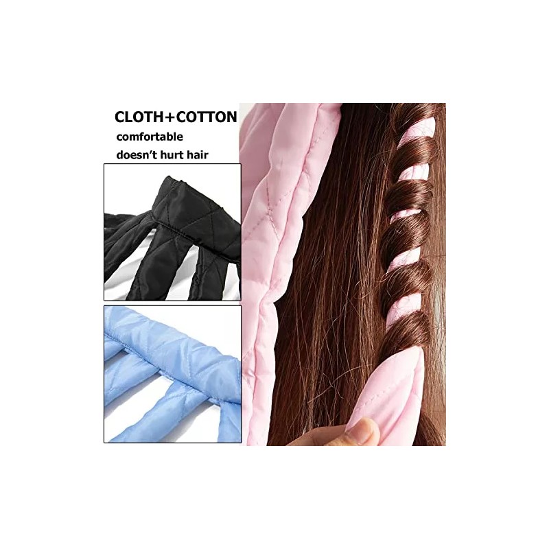 YIXIPAZH Rizador De Pelo Octopus, Diadema, Sin Calor, Sin Calor