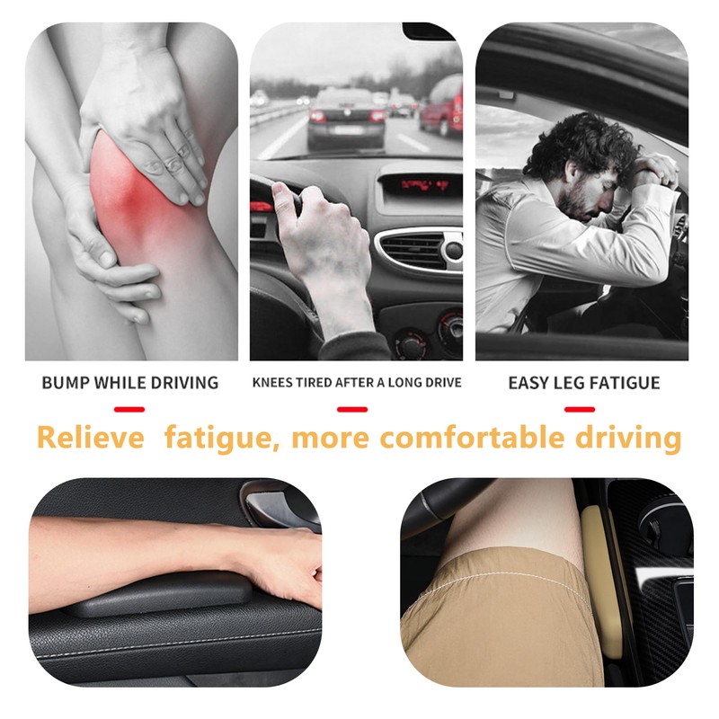 OFBAND 2PCS Elbow Pad Arm Rest for Car,Soft Leather Arm