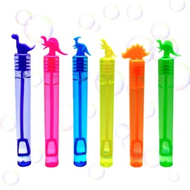 Ram© 20 Packs Mini Bubbles Dinosaur Bubbles With Bubble Wand Bottles Birthday Party Fillers Bubble Solution Blowers For Kids Party 5ML