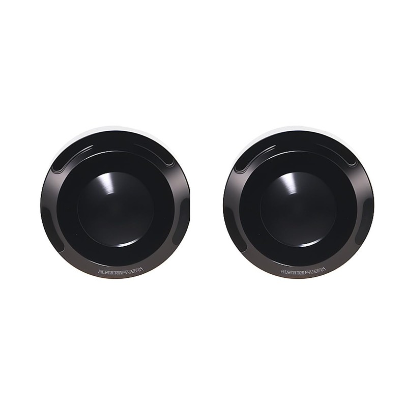 Motorcycle Front Slope Cut Axle Nut Caps Compatible for Harley