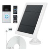 Solar Panel for Ring Doorbell 5W 5V Solar Charger Pefect