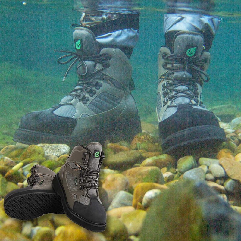 NEYGU Quick-Dry Wading Boots with Rubber Sole (Size US 9)