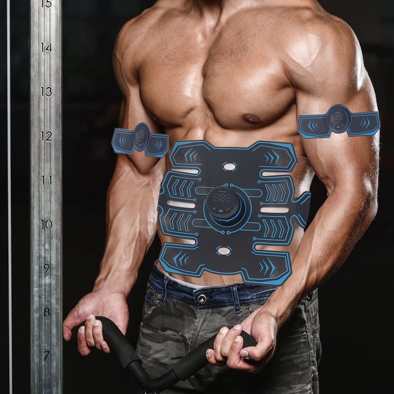 Muscle Toner Abs Stimulator Rechargeable Muscle Training Belt Abdominal Toning
