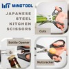 MINGTOOL Kitchen Scissors All Purpose, Stainless Steel Kitchen Shears Heavy
