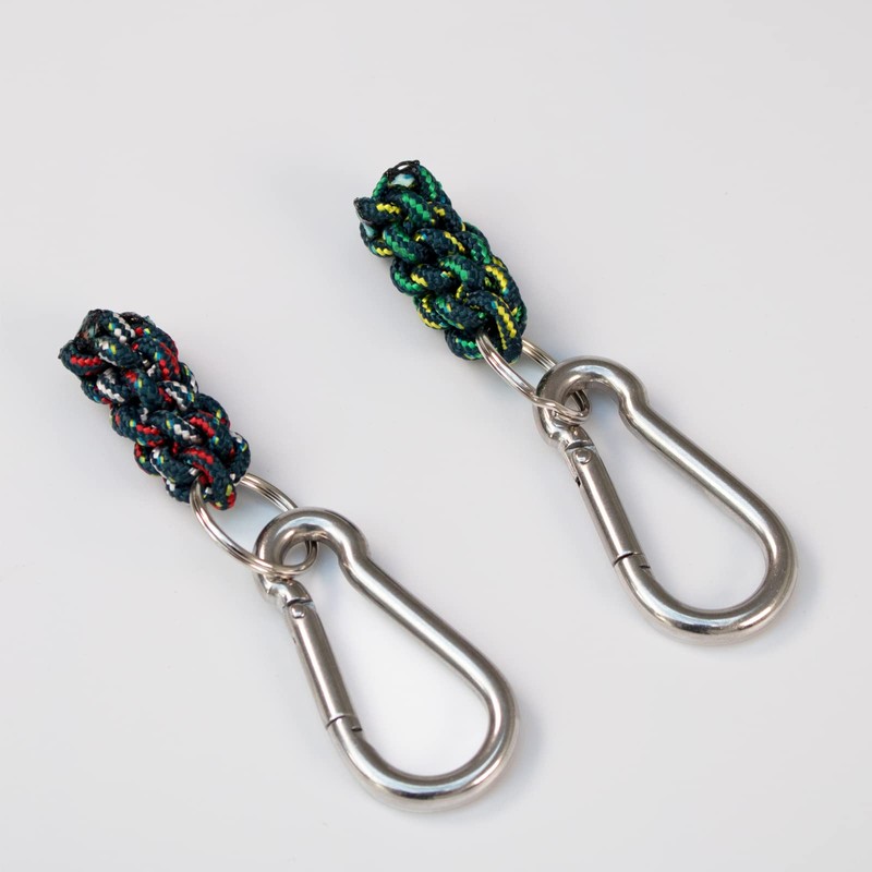 HAMBURGER TAUWERK-FABRIK EST. 1901 Pack of 10 Stainless Steel Carabiner