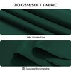 Softalker Christmas Table Cloth Dark Green Wipe Clean 137x137 CM