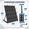 2 Pack Pegboard Display Stand, Metal Peg Board with 32