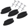 Mxfans 4 Pack Luggage Holder Side Feet Luggage Studs Foot