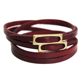 axy LAM10 Wrap Bracelet Leather Bracelet Surfer Bracelet Jewellery, Leather