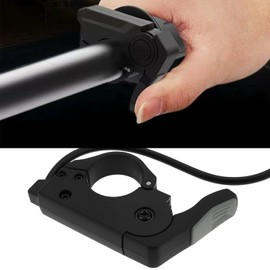 YINETTECH Bicycle Grip Thumb Grip Throttle Grip Compatible with Bafang BBS02B BBS01B BBSHD Black