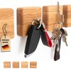 ASTREIN® | Magnetischer Schlüsselhalter | Messerhalter | Wandhalterung aus Holz