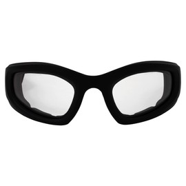 Epoch Eyewear Padded Motorcycle Riding Goggles Clear Lens ANSI Z87.1 Safety Rated