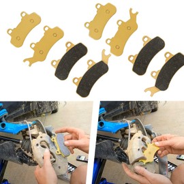 𝑵𝒆𝒘 Brake Pads for Can-Am Maverick X3, X3 R, X3 RR, X3 Max, X3 Max R, X3 Max RR 2017-2025, Front + Rear Ceramic Heavy Duty Replacement Brake Pads Kit