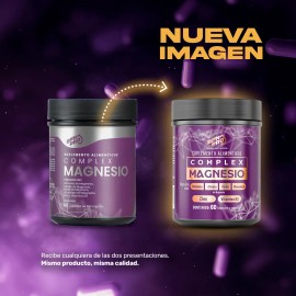 Magnesio Complex Bpn Pro 60 Cáps Glicinato Citrato Magnesio Sin Sabor