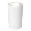 White Gloss GU10 Floor or Table Lamp Uplighter with Tilt