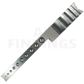 15" Steel Doming Forming Die Block, Grooves Half-Spheres, Shaping, Dapping,Tool