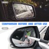 8sanlione Car Rearview Mirror Wiper, American Flag Telescopic Auto Mirror