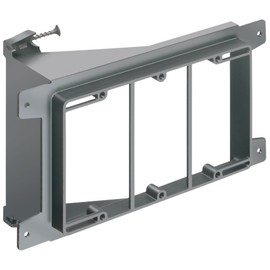 Arlington LVS3-1 Low Voltage Screw-On Mounting Bracket, 3-Gang