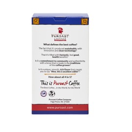 Puroast Coffee Espresso Roast; 10 Count,100% Biodegradable Espresso Capsule, High Antioxidant, Smooth, Compatible with Nespresso Original Line Machines, White