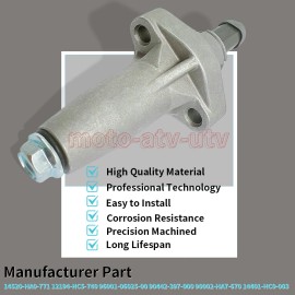 JINFANNIBI Cam Timing Chain & Tensioner Gasket For Honda Rubicon 650 TRX650FA/FGA 2003-2005