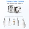 SinLoon 10 Pcs E27 to E14 Socket Adapter E27 to