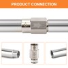 GASHER 2Pcs One-Way Non-return Check Valve 1/4" Male x 1/4"