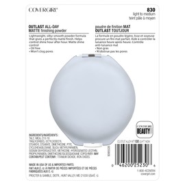 COVERGIRL Outlast All-Day Matte Finishing Powder Light to Medium .39 oz (11 g) (Packaging may vary)