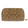 COACH Signature F53385 IMBDX Khaki x Saddle Pouch, Khaki