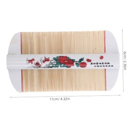 Mikinona Double Sided Bamboo Comb for Dandruff Scalp Care Portable Grooming Tool for Women Dogs Cats Lightweight Hair Brush with Dense Tooth Design for Cleaning