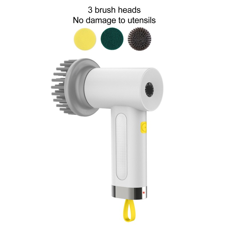 Electronic Cleaning Scrubber Rechargeable Cordless Multi Functional Electronic Handheld Cleaning