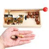 NovelBee Nutcracker with 4 Picks,Heavy Duty Walnut Cracker with Wooden
