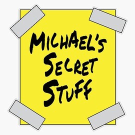 Michael'S Secret Stuff Sticker Bumper Sticker Vinyl Decal 5"