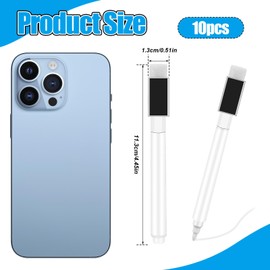 Pack of 10 Whiteboard Markers, Dry Wipe Markers, Whiteboard Markers, Magnetic Dry Erase Markers, Magnetic Whiteboards Pens for Home, School, Office