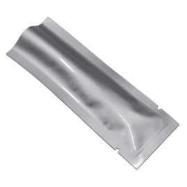 PABCK 100 Pcs 1.96x7.87 inches Small Mylar Bags Heat Sealable 3.34mil Pure Foil Bag Powder Coffee Food Storage Vacuum Pouches for Sampling Packaging Aluminum Foil Package