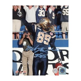 Milt Stegall Signed Winnipeg Canadian Football 8x10 Photo