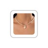Sttiafay Pearl Choker Necklace for Women Beach Shell Necklace Clavicle