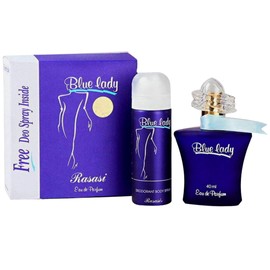 RASASI Blue 2-Piece Set For Women, (1.3 Oz Eau De Parfum Spray + 1.7 Oz Deodorant Spray)