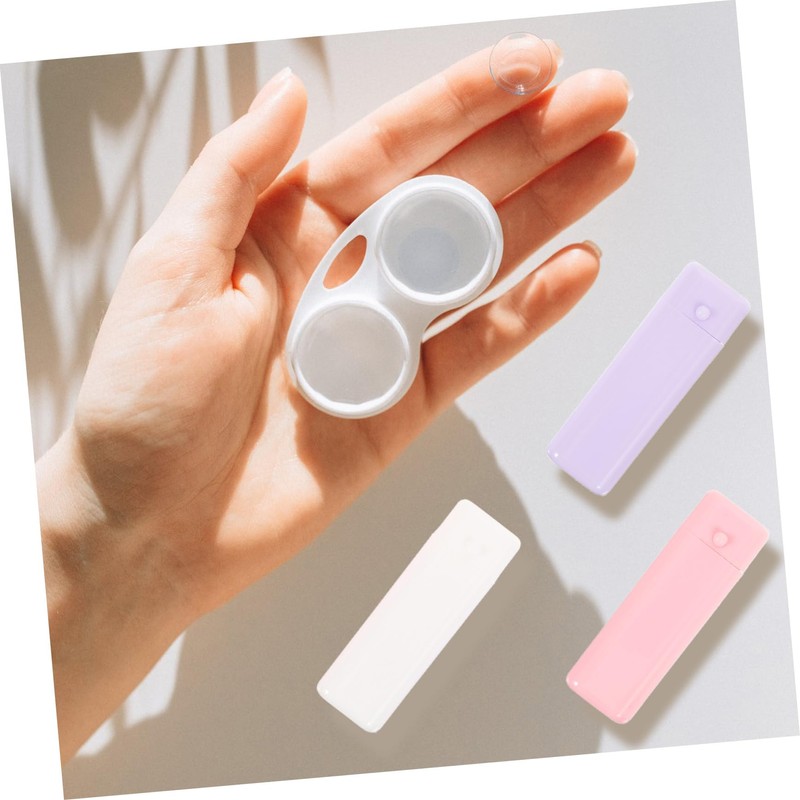 SAFIGLE 6Sets Contacts Lens Applicators Portable Tweezers Suction Stick Tools