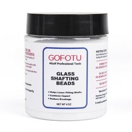 Gofotu Glass Shafting Beads - Golf Club Shaft Installation Stabilizer - Increase Bond Strength 4oz/10oz/16oz/45oz Choose one (4 oz)